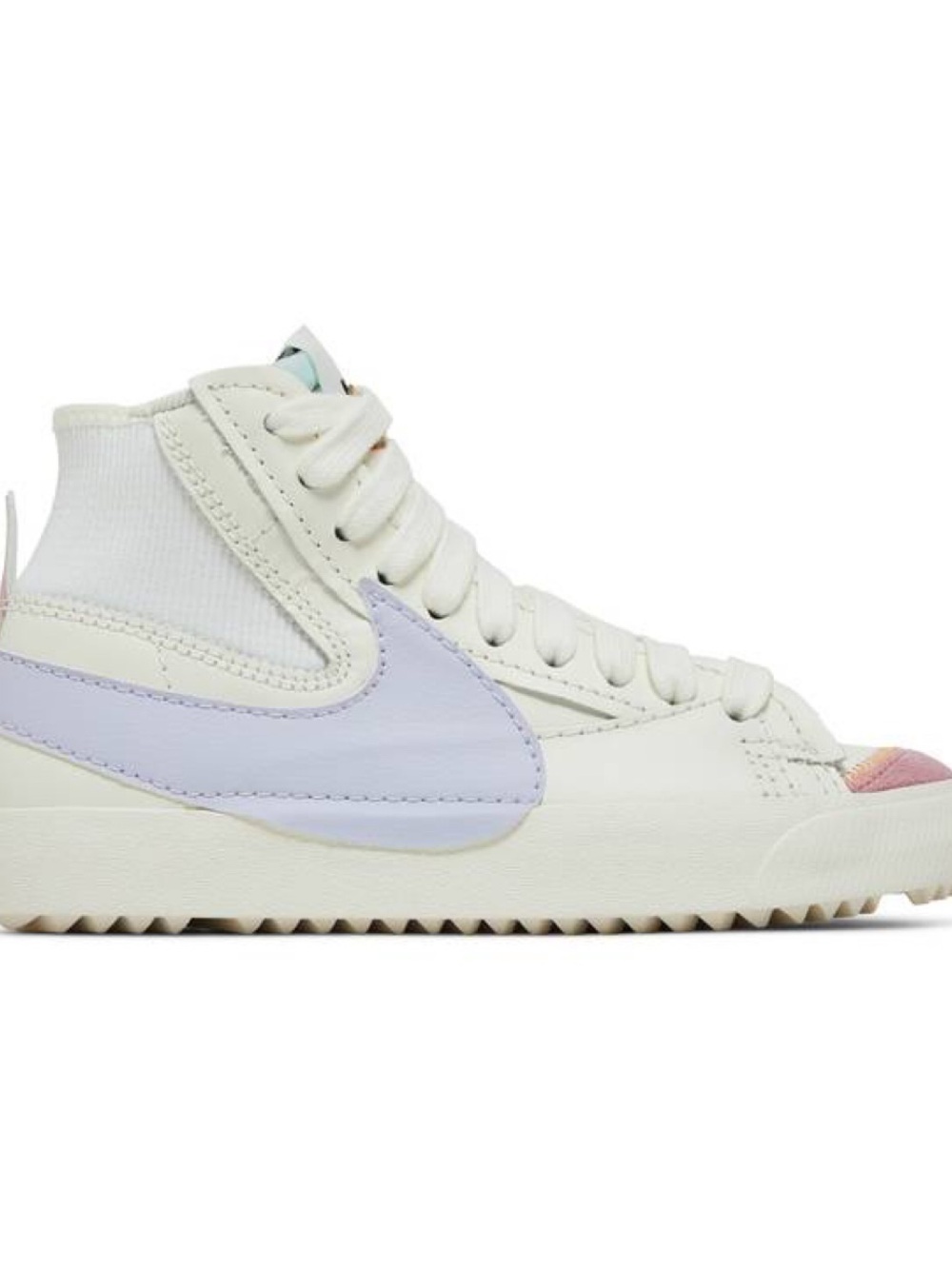 Nike- Blazer Mid 77 Jumbo Cream High-Top Sneaker